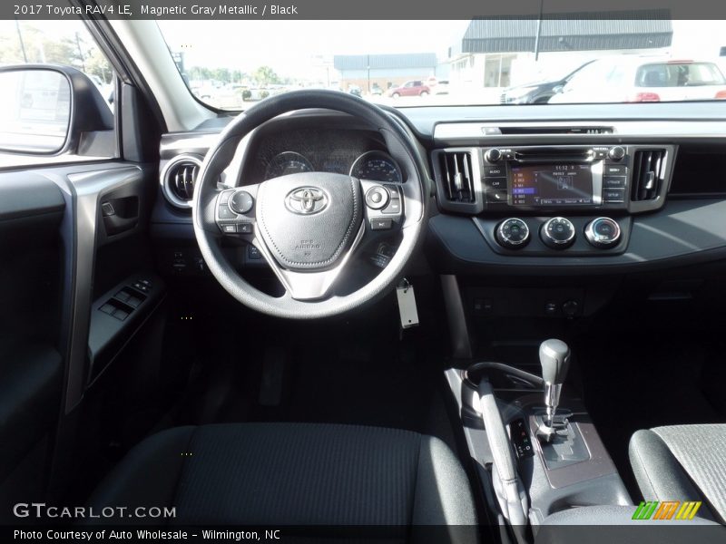 Magnetic Gray Metallic / Black 2017 Toyota RAV4 LE