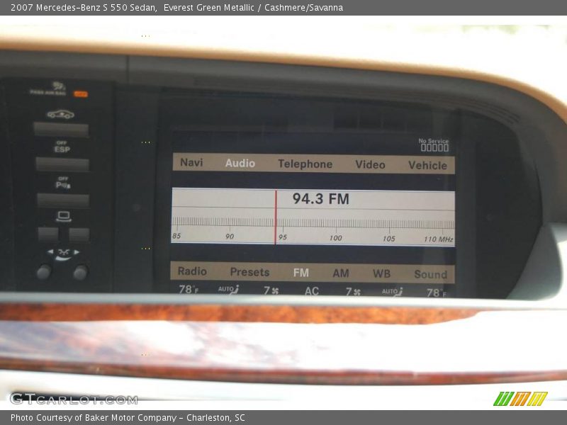 Everest Green Metallic / Cashmere/Savanna 2007 Mercedes-Benz S 550 Sedan