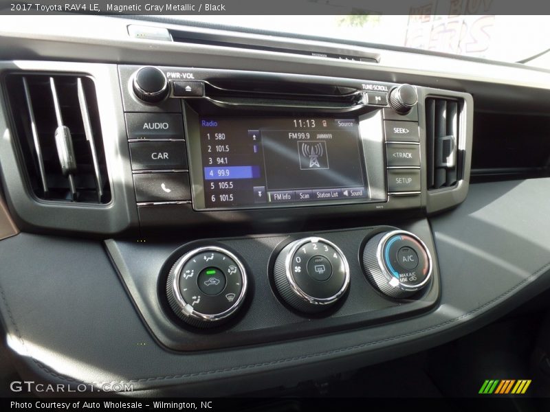 Magnetic Gray Metallic / Black 2017 Toyota RAV4 LE