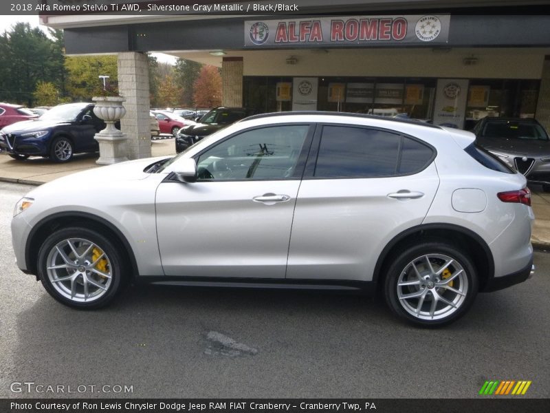  2018 Stelvio Ti AWD Silverstone Gray Metallic