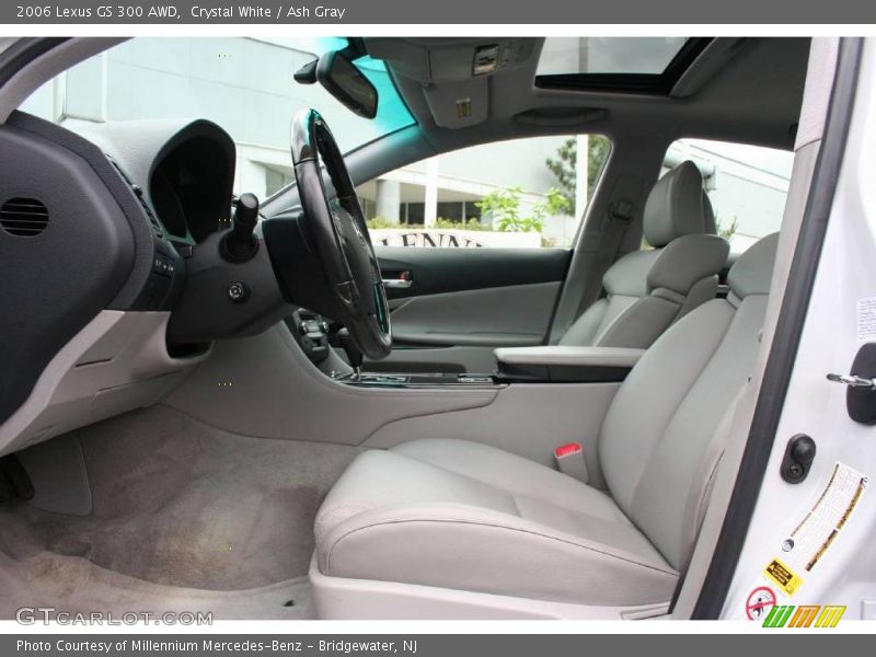 Crystal White / Ash Gray 2006 Lexus GS 300 AWD