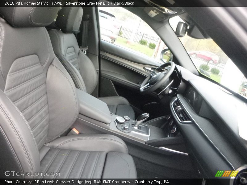 Front Seat of 2018 Stelvio Ti AWD
