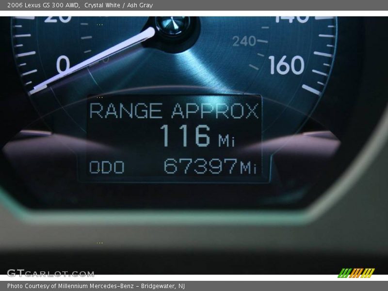 Crystal White / Ash Gray 2006 Lexus GS 300 AWD