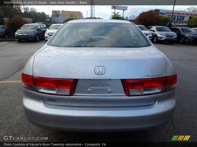 Satin Silver Metallic / Black 2004 Honda Accord LX Sedan