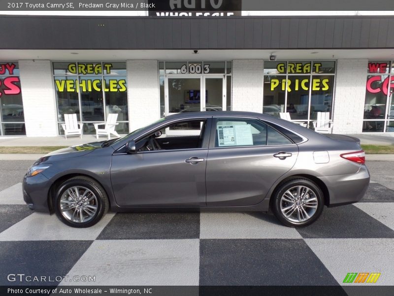 Predawn Gray Mica / Black 2017 Toyota Camry SE