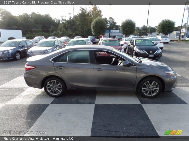 Predawn Gray Mica / Black 2017 Toyota Camry SE