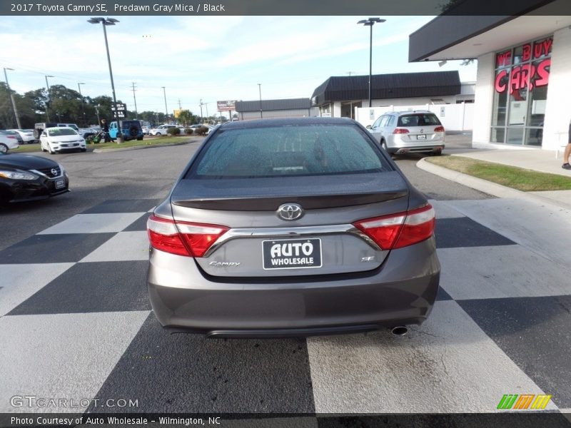 Predawn Gray Mica / Black 2017 Toyota Camry SE