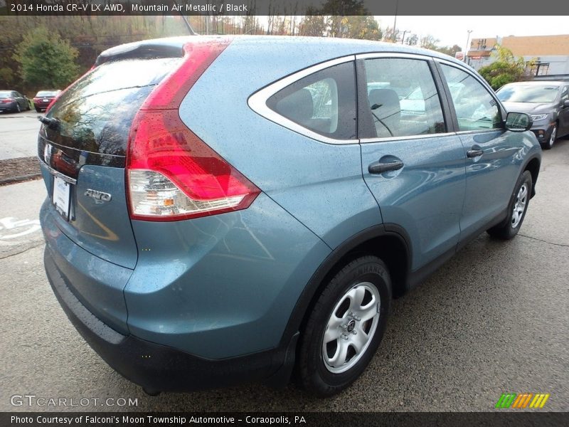 Mountain Air Metallic / Black 2014 Honda CR-V LX AWD