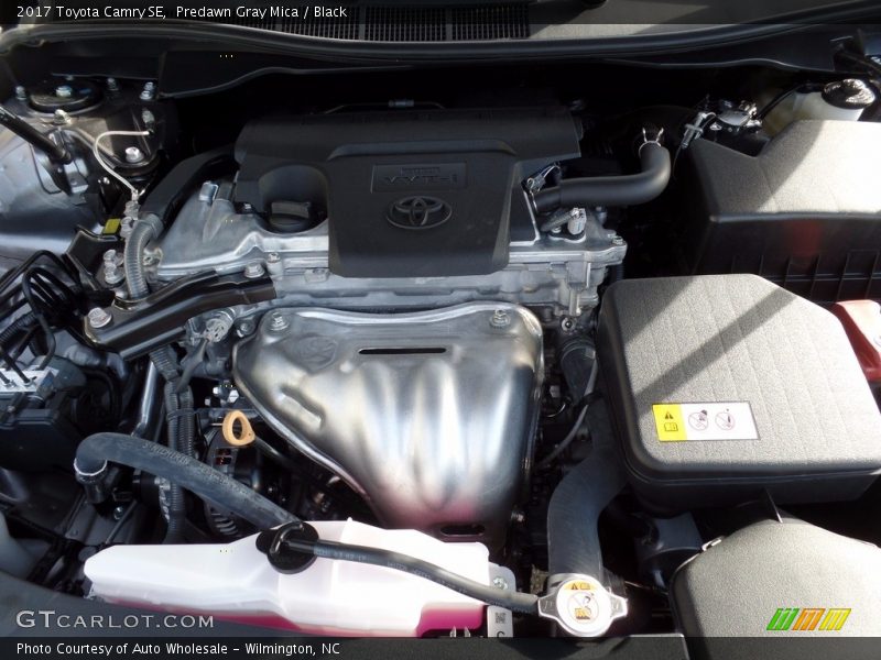 Predawn Gray Mica / Black 2017 Toyota Camry SE