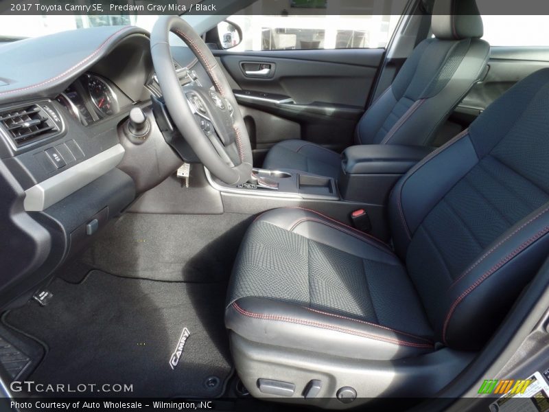 Predawn Gray Mica / Black 2017 Toyota Camry SE