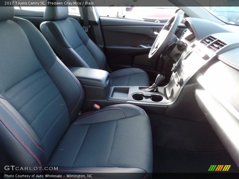 Predawn Gray Mica / Black 2017 Toyota Camry SE