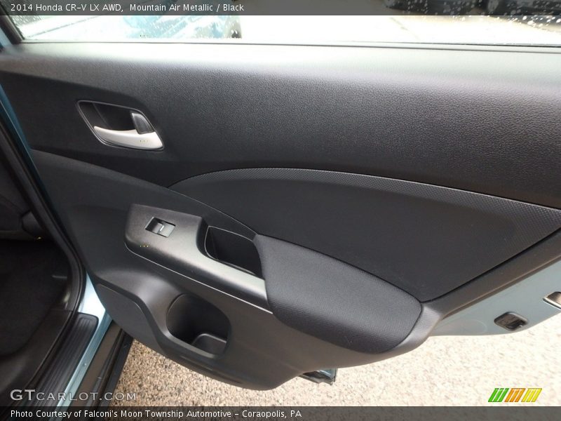 Mountain Air Metallic / Black 2014 Honda CR-V LX AWD