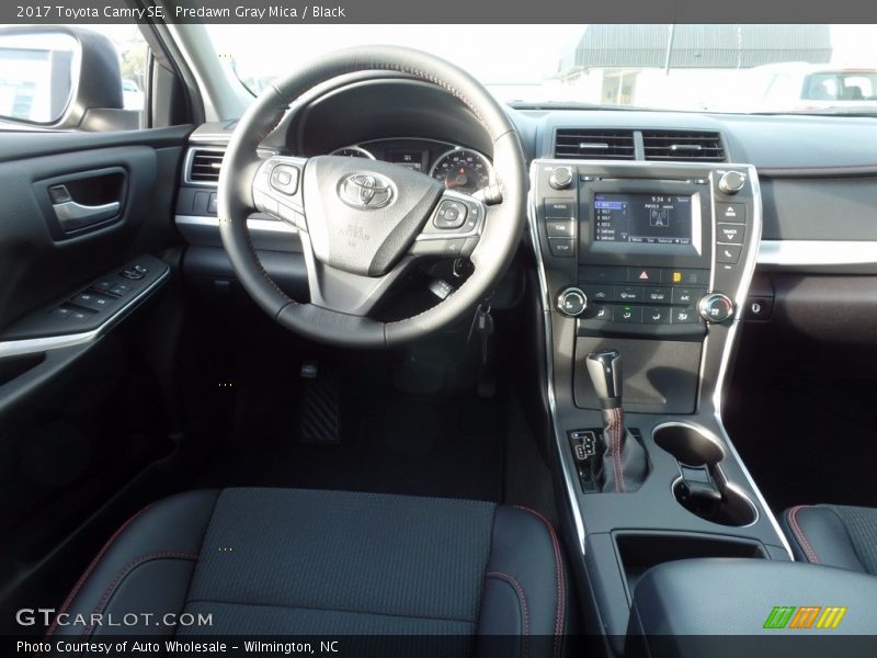 Predawn Gray Mica / Black 2017 Toyota Camry SE