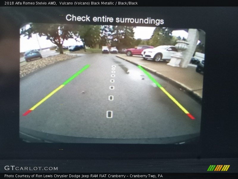 Vulcano (Volcano) Black Metallic / Black/Black 2018 Alfa Romeo Stelvio AWD