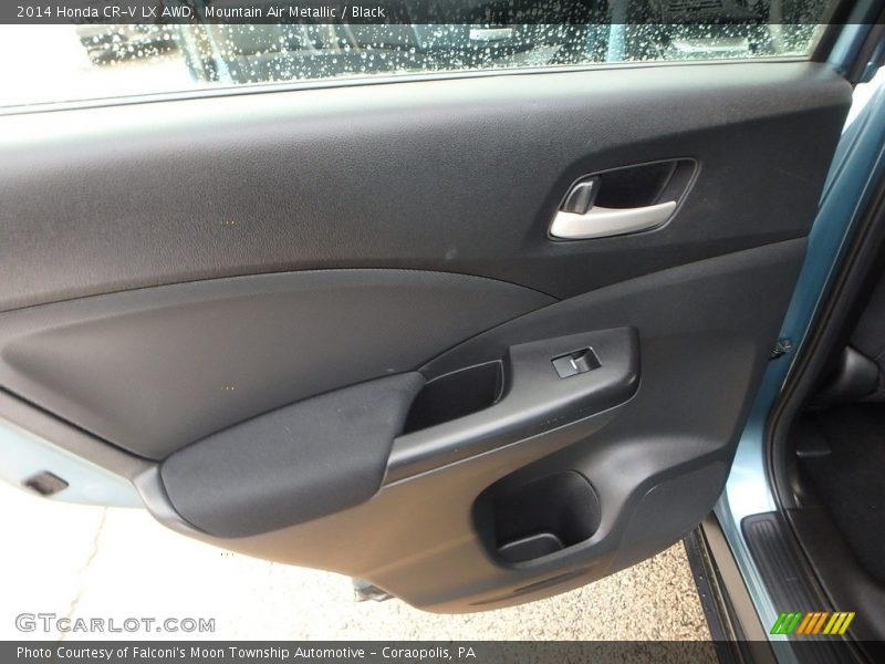 Mountain Air Metallic / Black 2014 Honda CR-V LX AWD