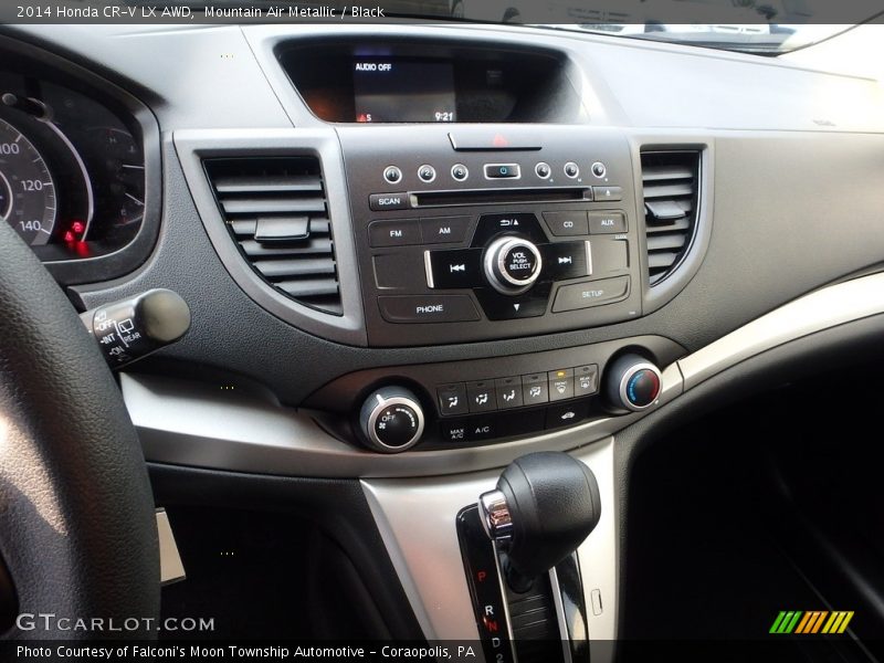 Mountain Air Metallic / Black 2014 Honda CR-V LX AWD