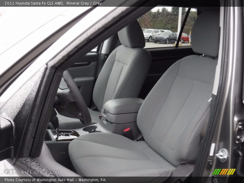Mineral Gray / Gray 2011 Hyundai Santa Fe GLS AWD