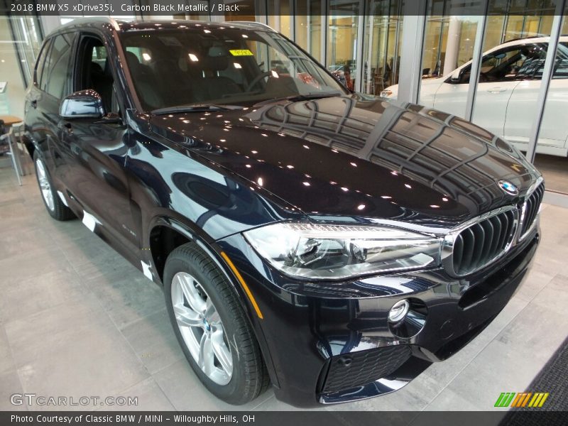 Carbon Black Metallic / Black 2018 BMW X5 xDrive35i