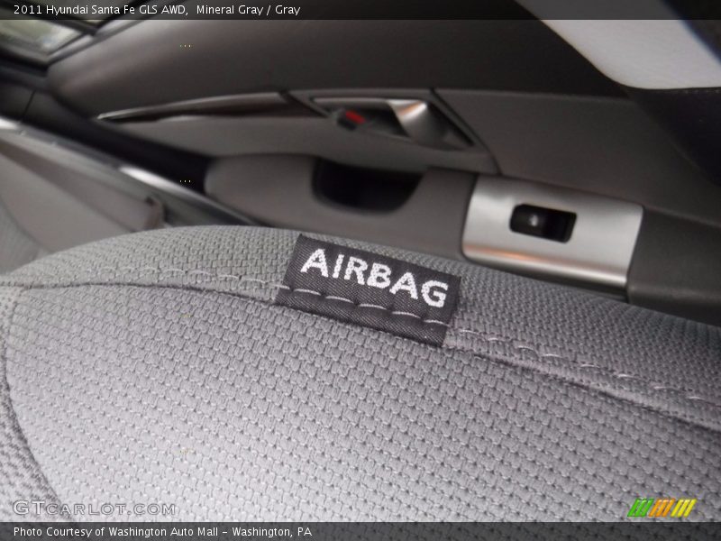 Mineral Gray / Gray 2011 Hyundai Santa Fe GLS AWD