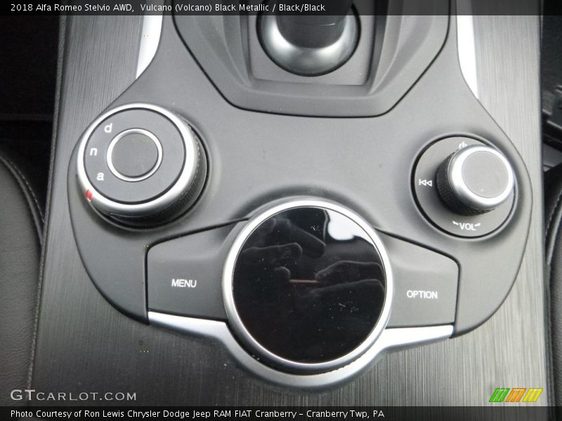 Vulcano (Volcano) Black Metallic / Black/Black 2018 Alfa Romeo Stelvio AWD