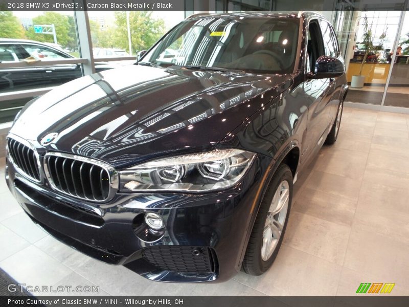 Carbon Black Metallic / Black 2018 BMW X5 xDrive35i