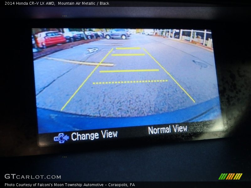 Mountain Air Metallic / Black 2014 Honda CR-V LX AWD