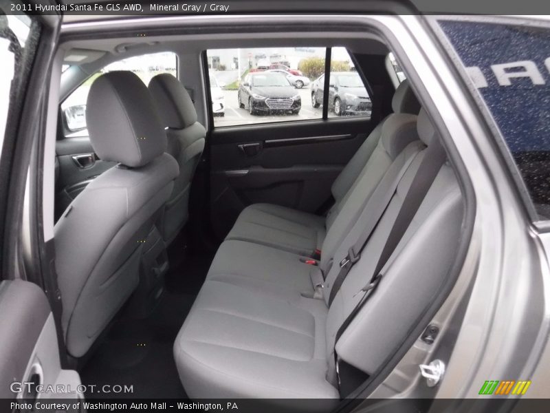 Mineral Gray / Gray 2011 Hyundai Santa Fe GLS AWD