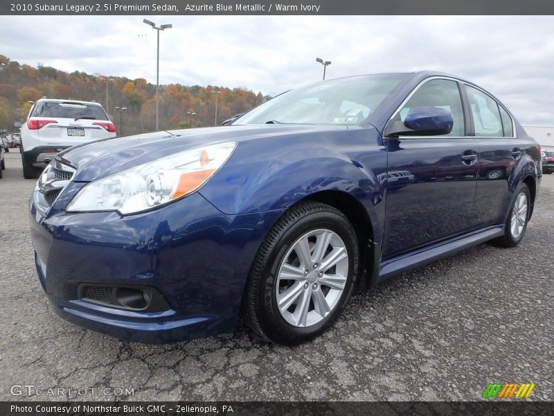 Azurite Blue Metallic / Warm Ivory 2010 Subaru Legacy 2.5i Premium Sedan