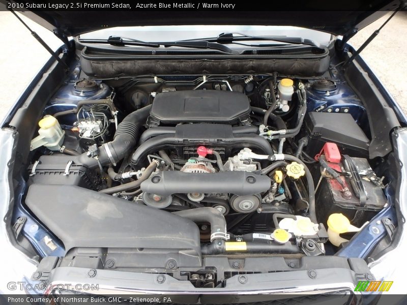 Azurite Blue Metallic / Warm Ivory 2010 Subaru Legacy 2.5i Premium Sedan