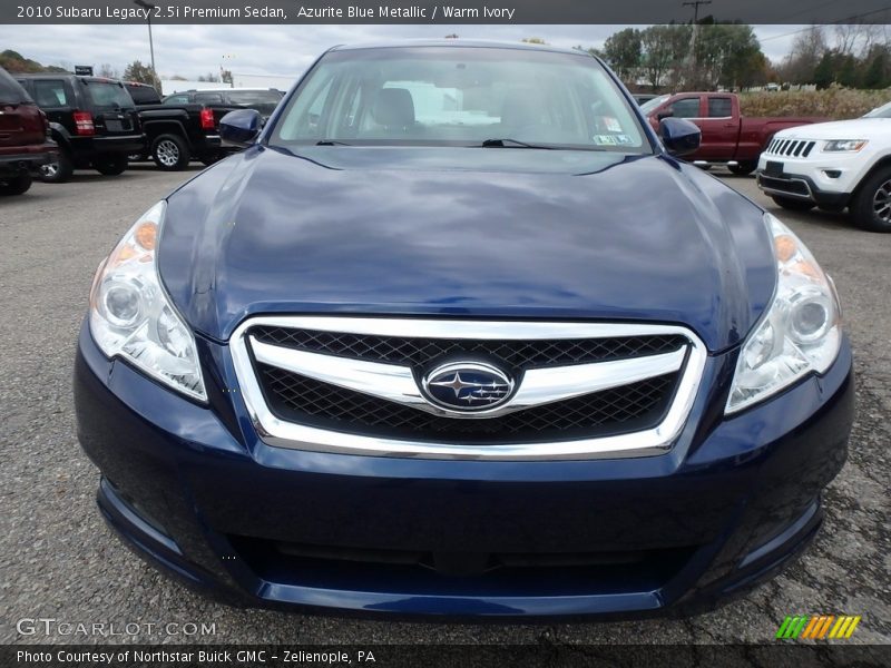Azurite Blue Metallic / Warm Ivory 2010 Subaru Legacy 2.5i Premium Sedan