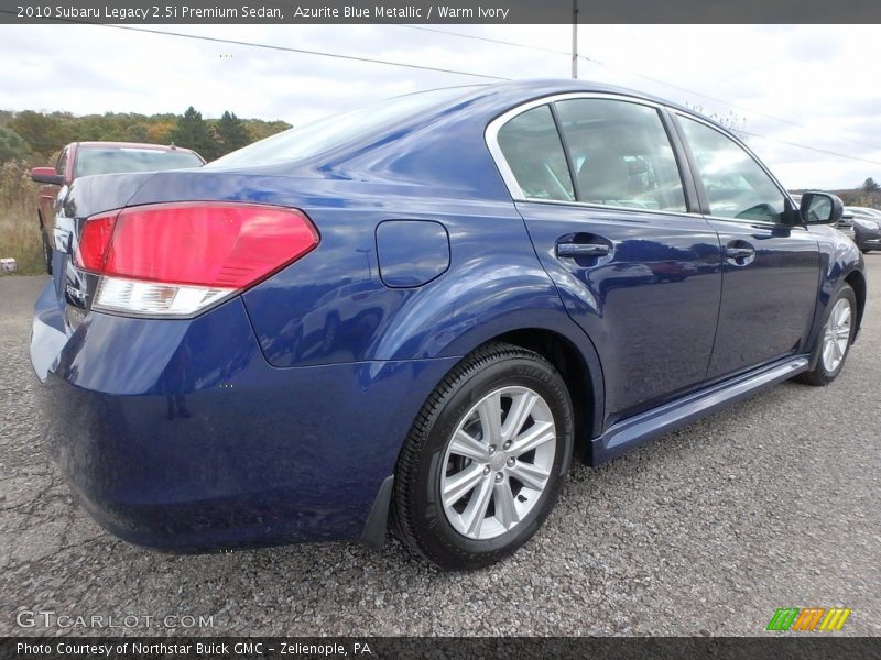 Azurite Blue Metallic / Warm Ivory 2010 Subaru Legacy 2.5i Premium Sedan