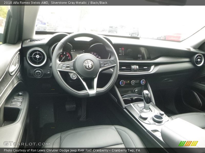  2018 Stelvio AWD Black/Black Interior