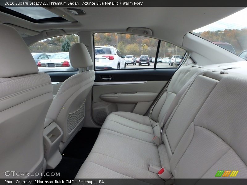 Azurite Blue Metallic / Warm Ivory 2010 Subaru Legacy 2.5i Premium Sedan