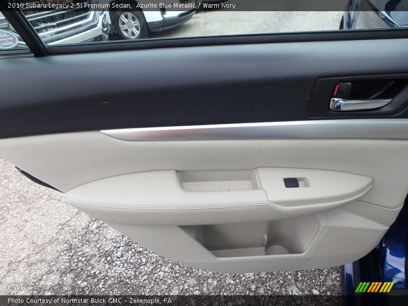 Azurite Blue Metallic / Warm Ivory 2010 Subaru Legacy 2.5i Premium Sedan