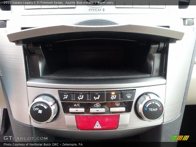 Azurite Blue Metallic / Warm Ivory 2010 Subaru Legacy 2.5i Premium Sedan