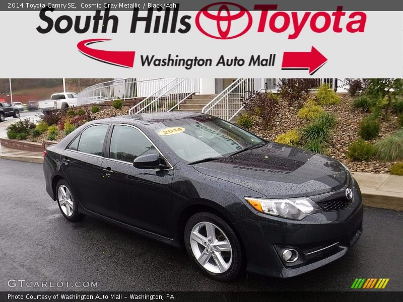 Cosmic Gray Metallic / Black/Ash 2014 Toyota Camry SE