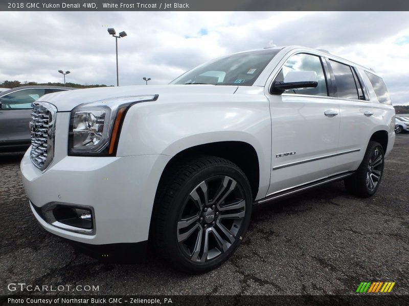 White Frost Tricoat / Jet Black 2018 GMC Yukon Denali 4WD