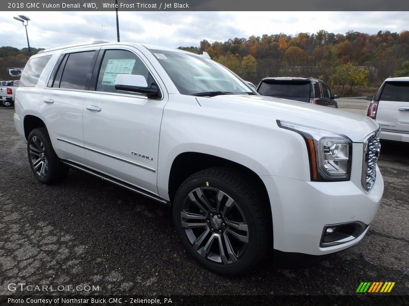 White Frost Tricoat / Jet Black 2018 GMC Yukon Denali 4WD