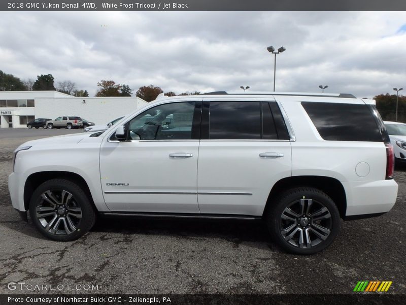 White Frost Tricoat / Jet Black 2018 GMC Yukon Denali 4WD