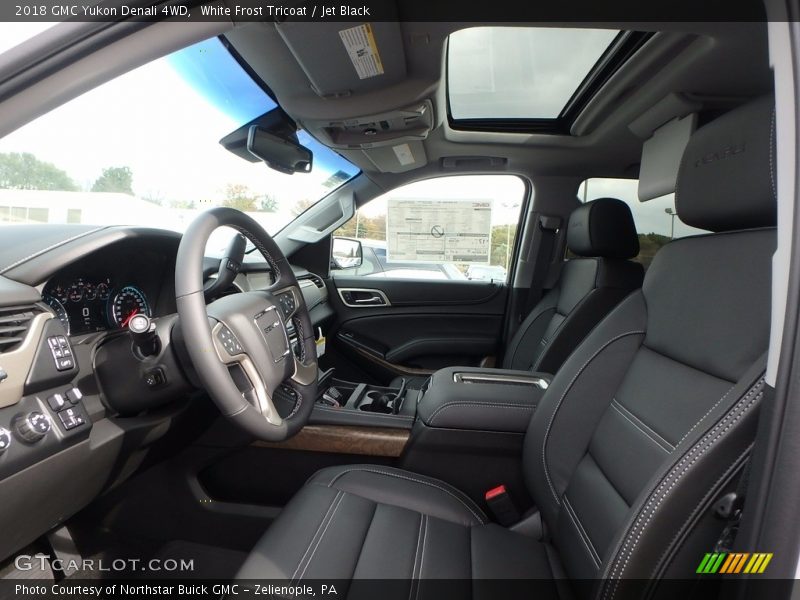 White Frost Tricoat / Jet Black 2018 GMC Yukon Denali 4WD