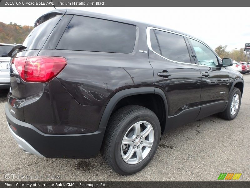 Iridium Metallic / Jet Black 2018 GMC Acadia SLE AWD