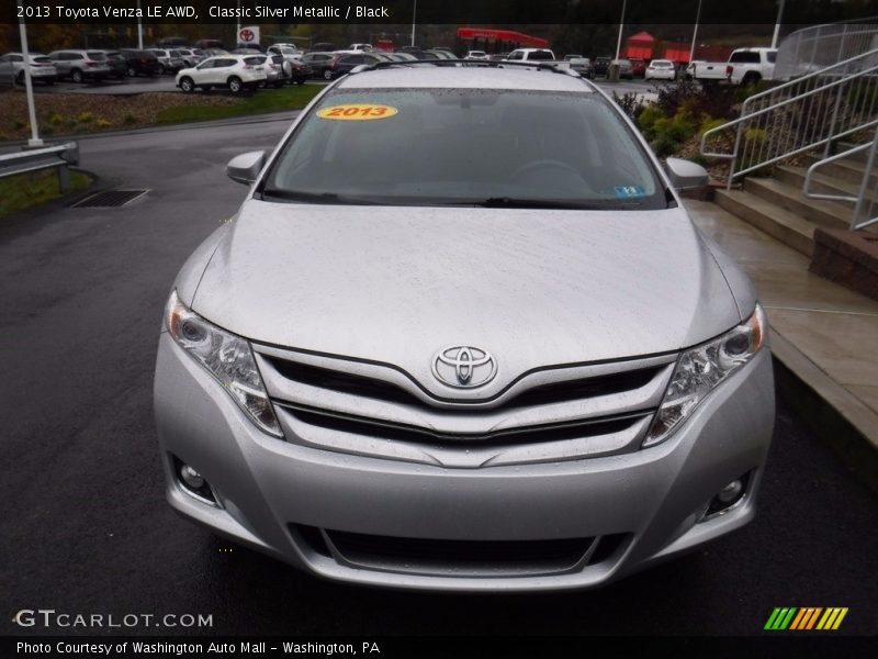 Classic Silver Metallic / Black 2013 Toyota Venza LE AWD