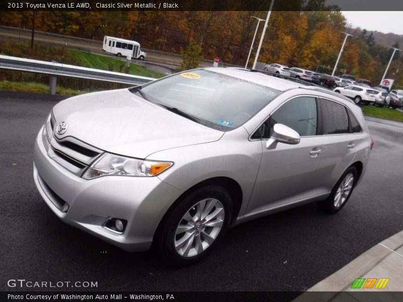Classic Silver Metallic / Black 2013 Toyota Venza LE AWD
