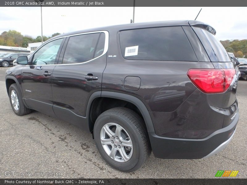 Iridium Metallic / Jet Black 2018 GMC Acadia SLE AWD
