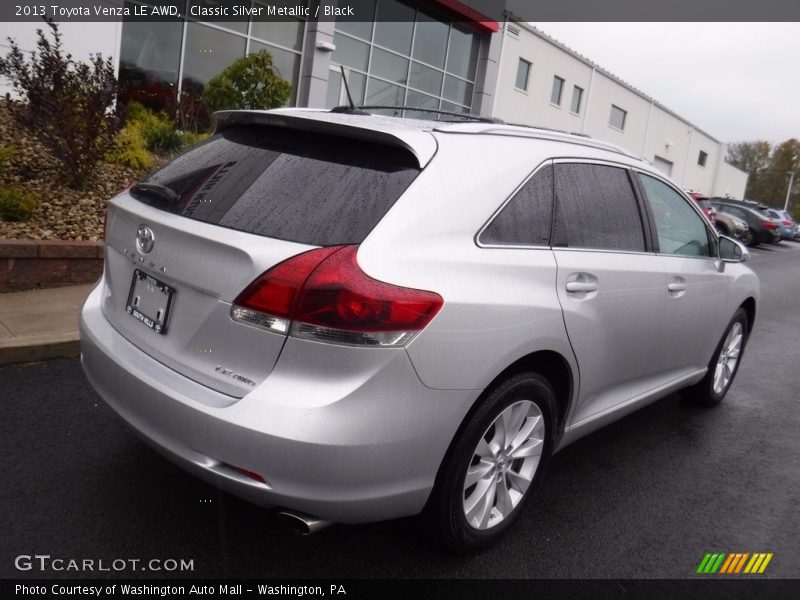 Classic Silver Metallic / Black 2013 Toyota Venza LE AWD
