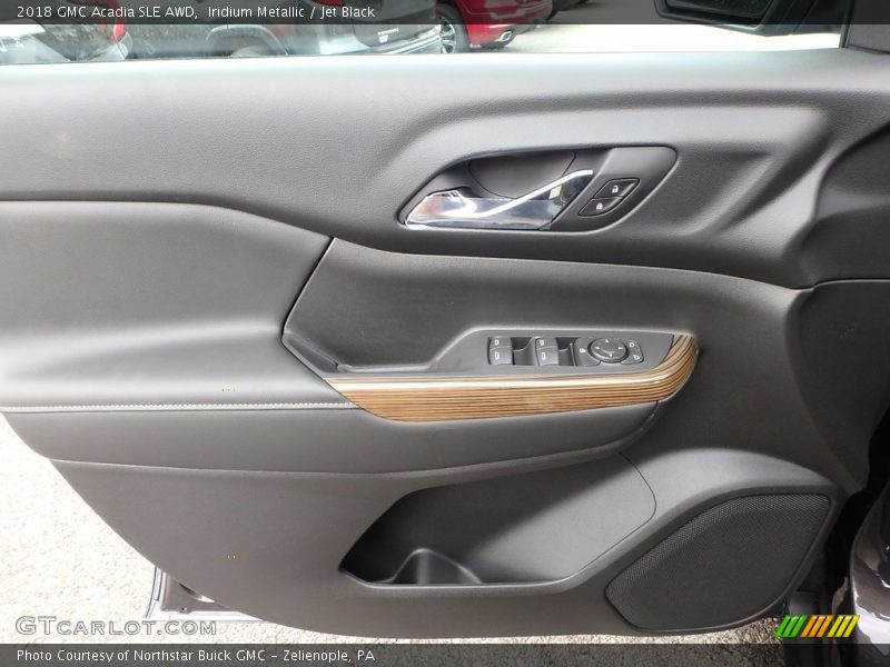 Iridium Metallic / Jet Black 2018 GMC Acadia SLE AWD