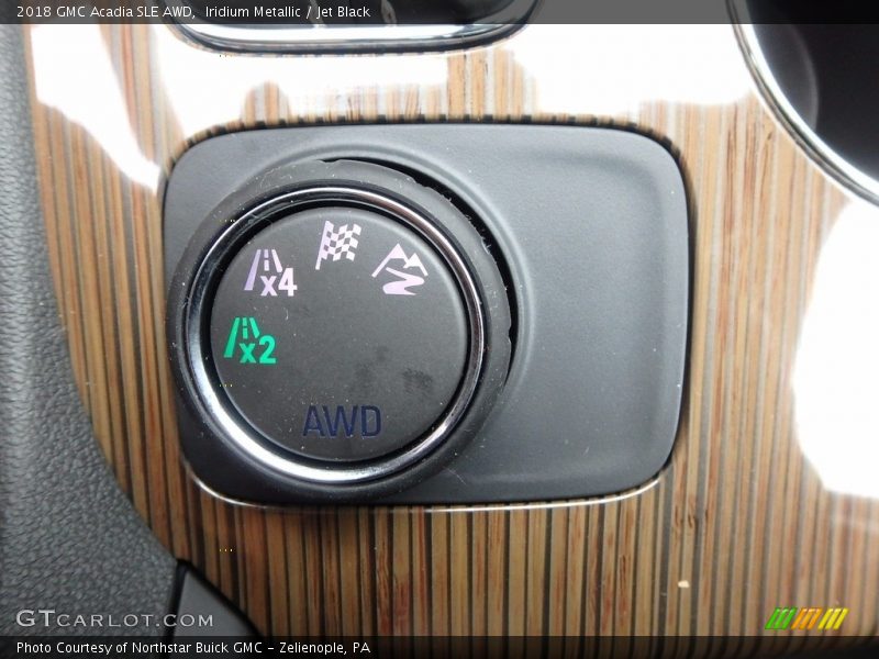 Controls of 2018 Acadia SLE AWD