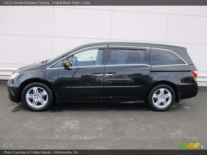 Crystal Black Pearl / Gray 2012 Honda Odyssey Touring