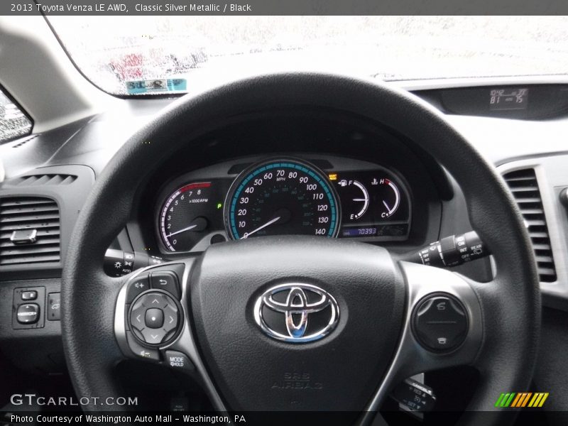 Classic Silver Metallic / Black 2013 Toyota Venza LE AWD