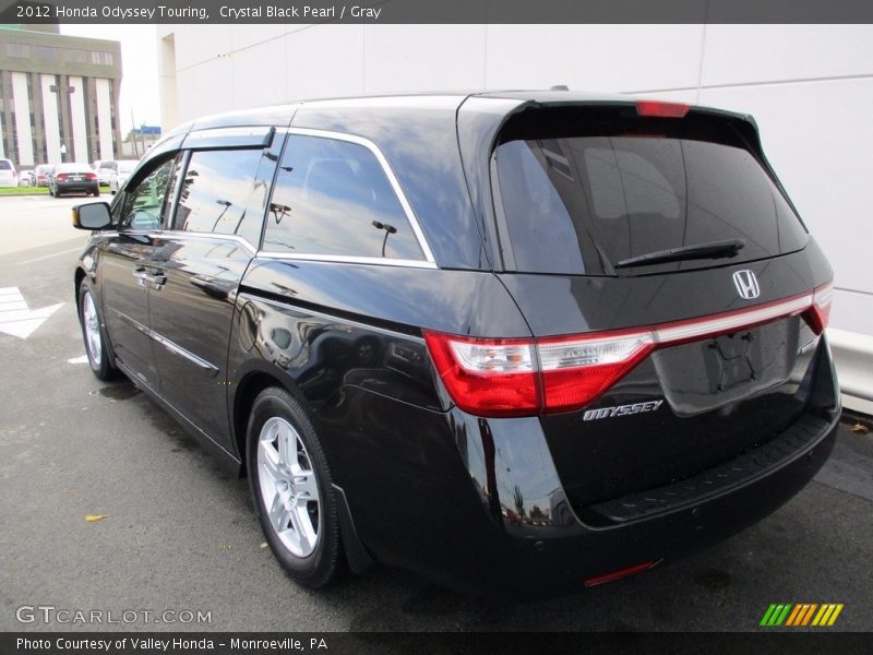 Crystal Black Pearl / Gray 2012 Honda Odyssey Touring